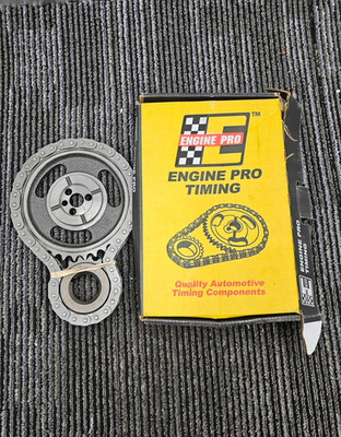Engine Pro 3104 GM SBC V8 Chevy Roller Cam Single Timing Chain 5.0L 5.7L