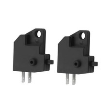 2 PCS Motorcycle Left/Right Brake Light Switch, Plunger Manual Operation Disc