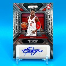 Mouhamed Gueye 2023-24 Panini Prizm Autograph Rookie Basketball Card. rookie card picture