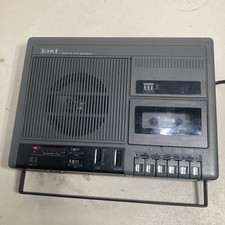 EIKI 5090A Cassette Tape Recorder Portable Tested Works