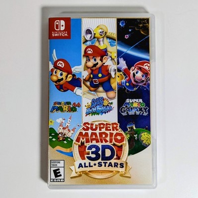 Super Mario 3D All Stars Nintendo Switch US Version Game with Case