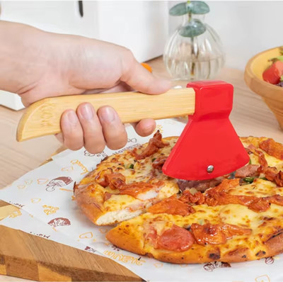 Pizzaschneider Roulette Gadget Küchenutensilien nützlich Pizzaschneider Axt Bucheron