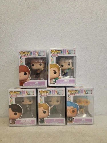 Funko Pop! BTS Dynamite Lot of 5 Jung Kook Jimin RM Jin V