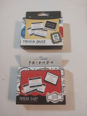 Friends Television Series Trivia Quiz 100 Questions Lot of 2  1st & 2nd Edition