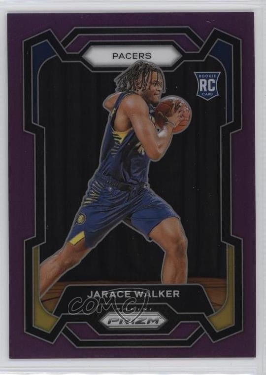 2023-24 Panini Prizm Purple Prizm 71/99 Jarace Walker #168 Rookie RC 14lt