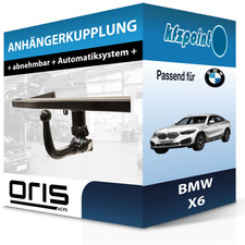 Für BMW X6 11.2014-07.2019 ORIS Anhängerkupplung abnehmbar neu