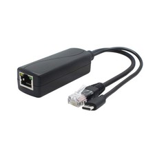 5V Gigabit PoE Splitter USB Type C 48V to 5V 2.4A IEEE 802.3af Adapter