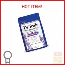 Dr Teal's Epsom Salt Soaking Solution, Soothe  Sleep, Lavender, 3lbs