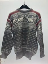 Dale Of Norway Pullover 100% Wolle Vintage Traditionell Winter Ski Unisex Herren