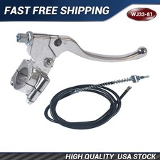 7/8"Motorcycle Left Clutch Brake Handle Lever Perch 51inch Throttle Cable