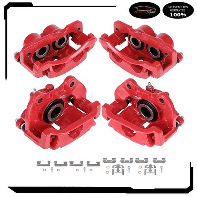 Front Rear Brake Calipers w/ Bracket Set (4) For 99-03 Chevrolet Silverado 1500