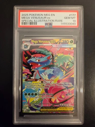Mega Venusaur ex 177/132 Me01: Mega Evolution Holo psa 10