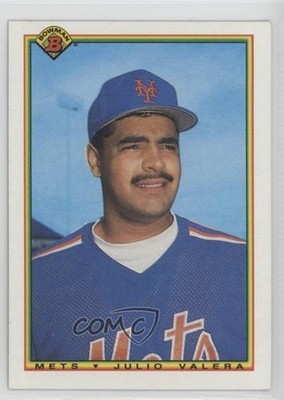 1990 Bowman Julio Valera #123 Rookie RC 0b5