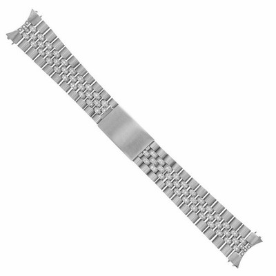 NATURAL DIAMOND CENTER JUBILEE STEEL WATCH BAND FOR ROLEX 36MM DATEJUST 2.20CT