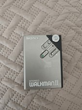 Sony Walkman WM-2 Stereo Cassette Player Gray NEW BELT