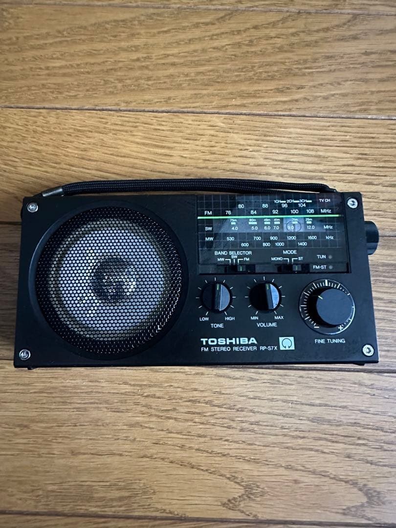 TOSHIBA RP-S7X FM SW MW Radio Working Retro from Japan Showa | eBay
