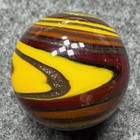 Handmade Marble Gold Lutz ( Corkscrew - Spiral ) 1 Inch +-  (S20) — photo 3