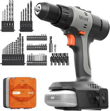 20V Cordless Drill Set, 1/2-Inch Keyless Chuck, 443 In-Lbs Torque, 2.0Ah Battery