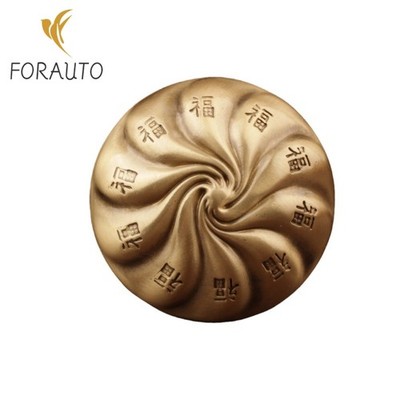Brass Steaming Stress Relief Spinning Top Earn Bun Rotating Small Ornament