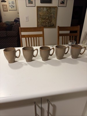 Set of 5 ~ The Cellar Corso (Macy's) ~ Mugs ~ 4 1/2'' Tall