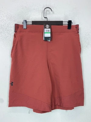 Under Armour Red Training Shorts HeatGear Fitted L NEW - Image 1 of 4