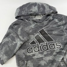 Kids Adidas Camo Hoodie Pullover Athleisure Long Sleeve Size M