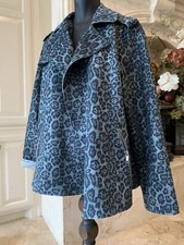 Nwt$ 109 Philosophy Faux Fur Animal Print Jacket ( 1x)