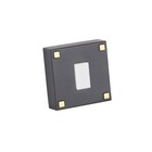 Craftmade Surface LED Lighted Push Button, Black/Brass Accents - PB5015-FBSB