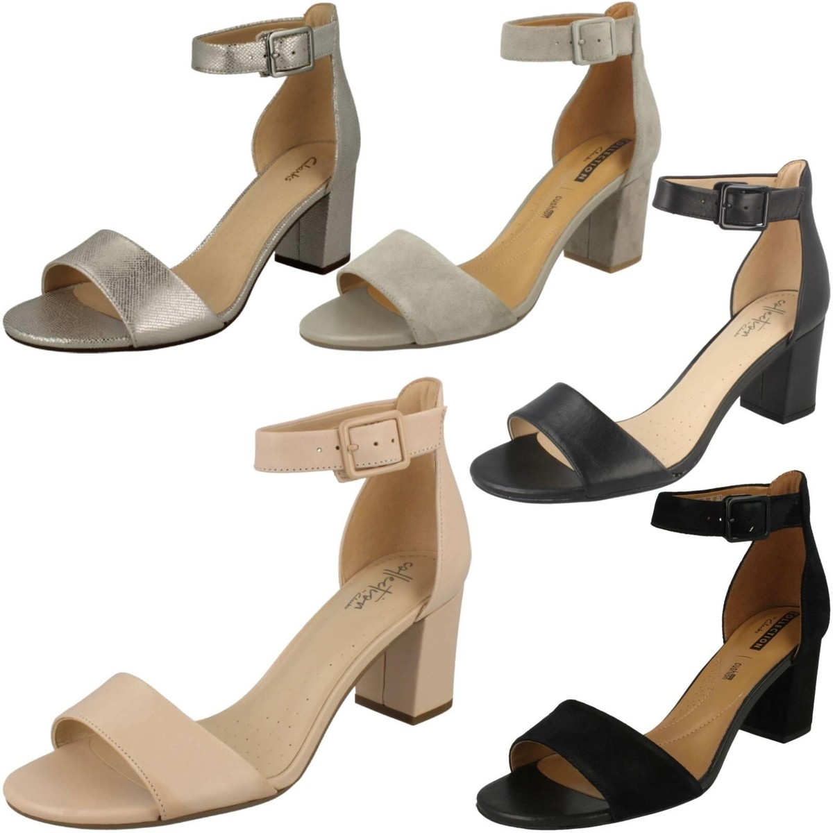 Sandali Clarks Donna Clarks Deva Mae Sandali Donna Con Cinturino