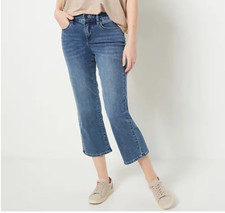 NYDJ - Marilyn Straight Crop Jeans in Cool Embrace - Rockie Blue - NWT