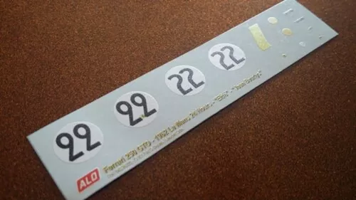 1962 LE MANS #22 FERRARI 250 GTO ELDE/BEURLYS 1:43 DECALS - Bild 1 von 1