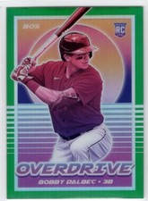 2021 Panini Overdrive Green #9 Bobby Dalbec 67/75 *B153