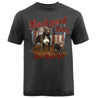 BACKYARD BULLY RED NOSE PIT  T-shirt Tee