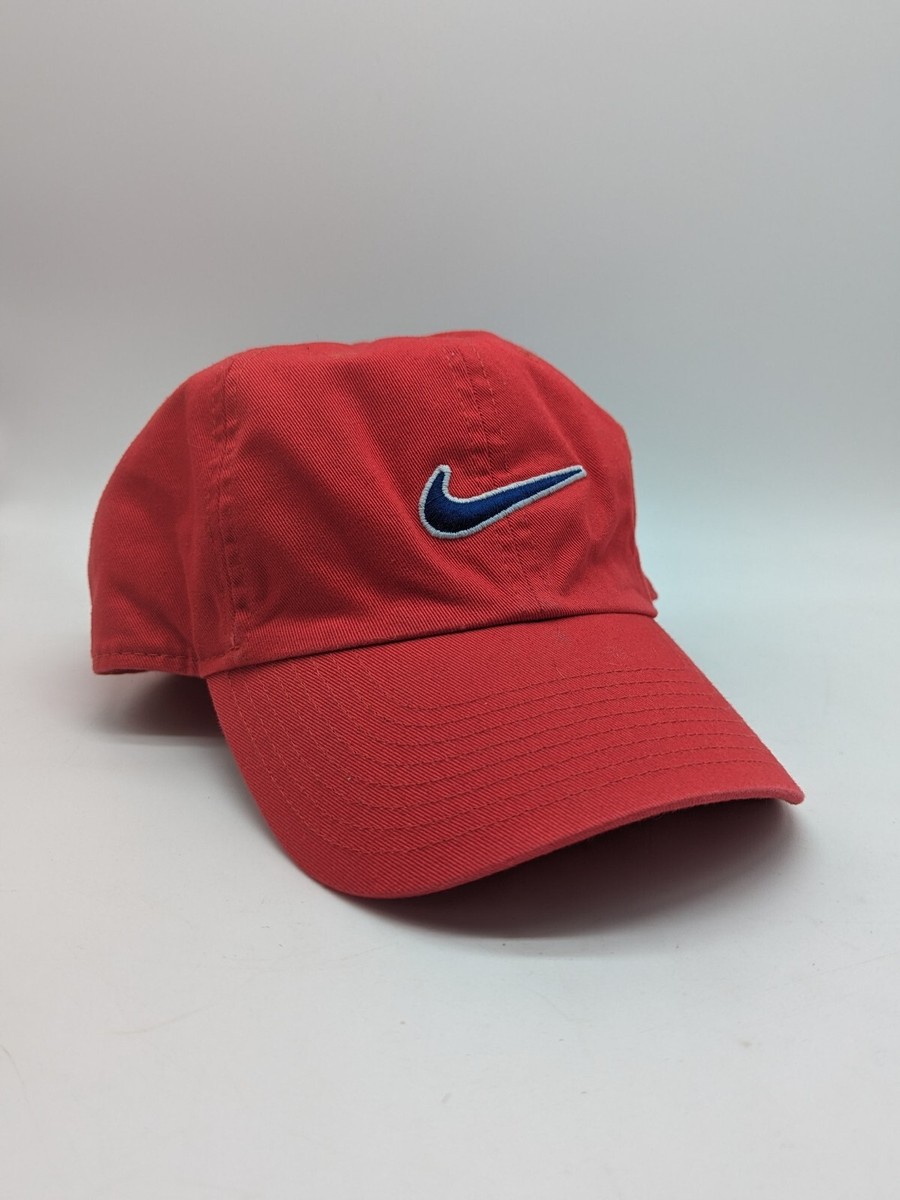 red nike baseball cap