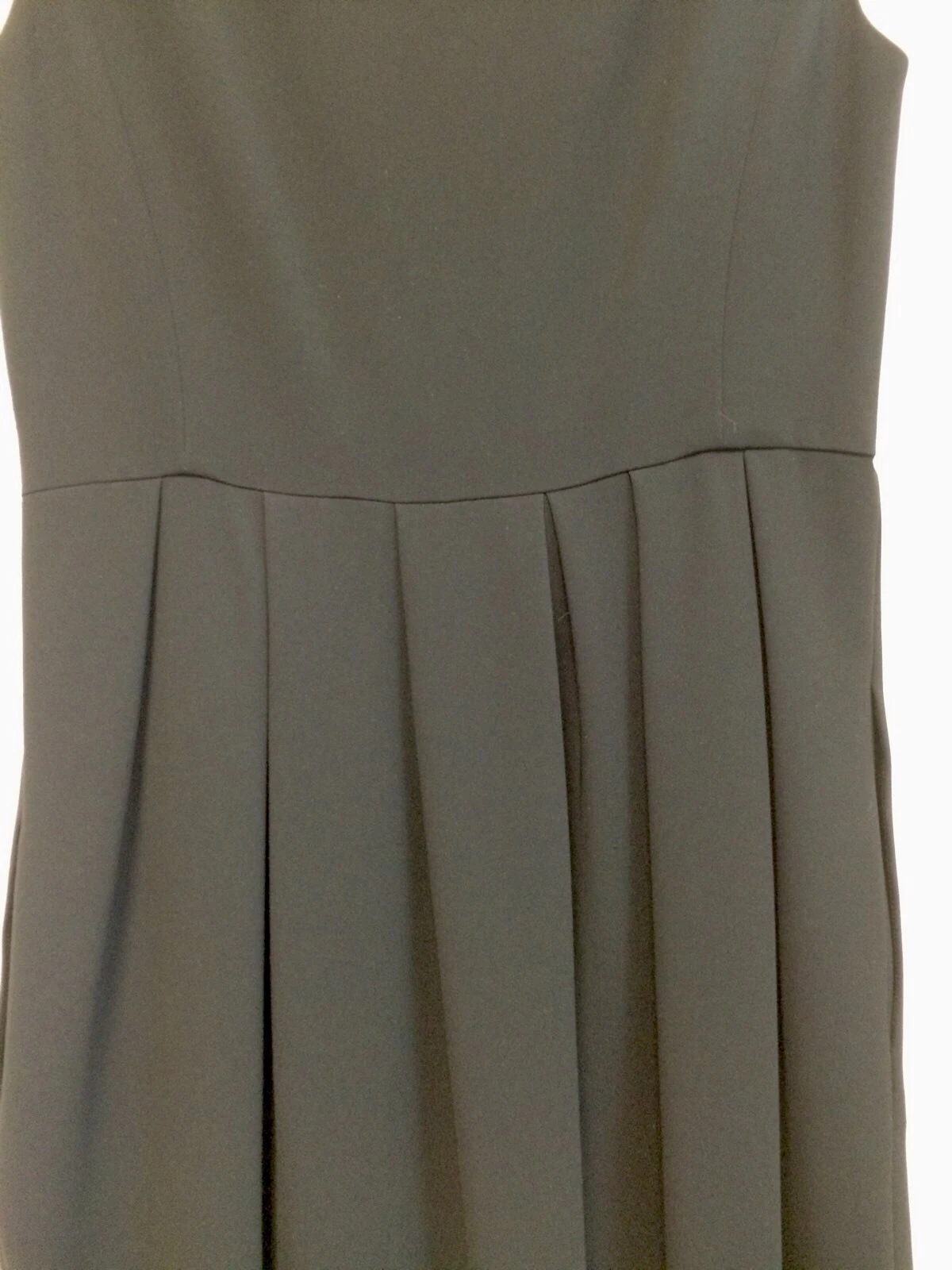 Moschino abito nero tinta unita senza maniche ricamo battiti tg 10 M Italia