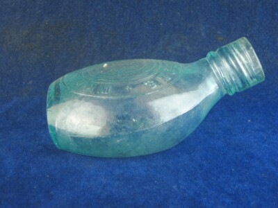 44817 Alte Antike Vintage Glas Milchflasche Baby Futterautomat Birmingham Johnson