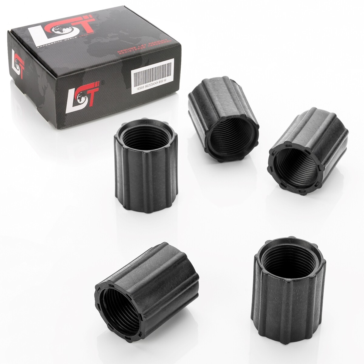 5X Pipe Connector Screw Fitting Connection Piece Screw Coupling PE Pipe 3/4"" IG