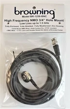 Hole Roof Antenna Mount NMO 17' Coax BNC Connector Mobile Radio Scanner BR1258