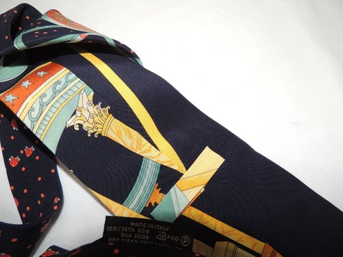 Gorgeous Leonard Paris Men's 100% Floral Silk Necktie Tie Leonard Casino - Picture 10 of 12