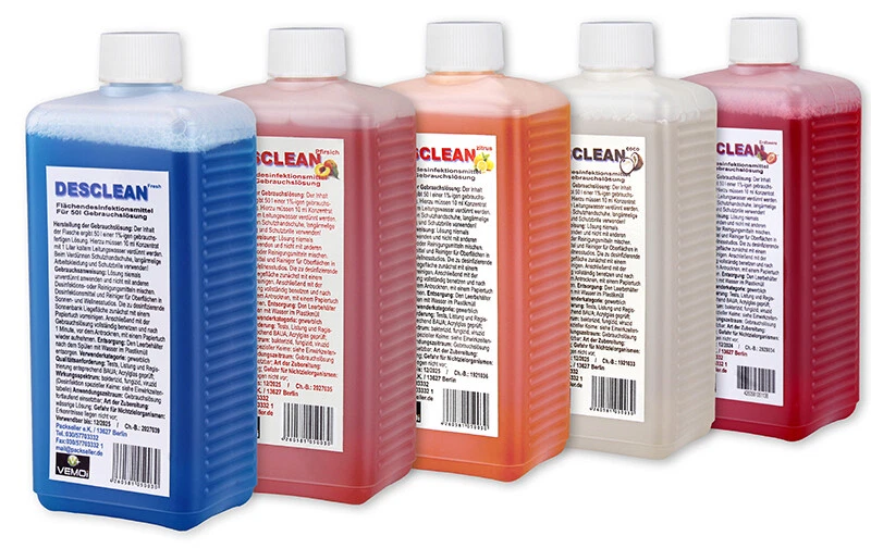 PAPIERANDO 500 ml Flächendesinfektionsmittel-Konzentrat zum Mischen mit Wasser ergibt 10 l