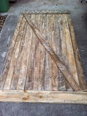 Vintage Old Timber Sliding Barn Doors Reclaimed Rustic