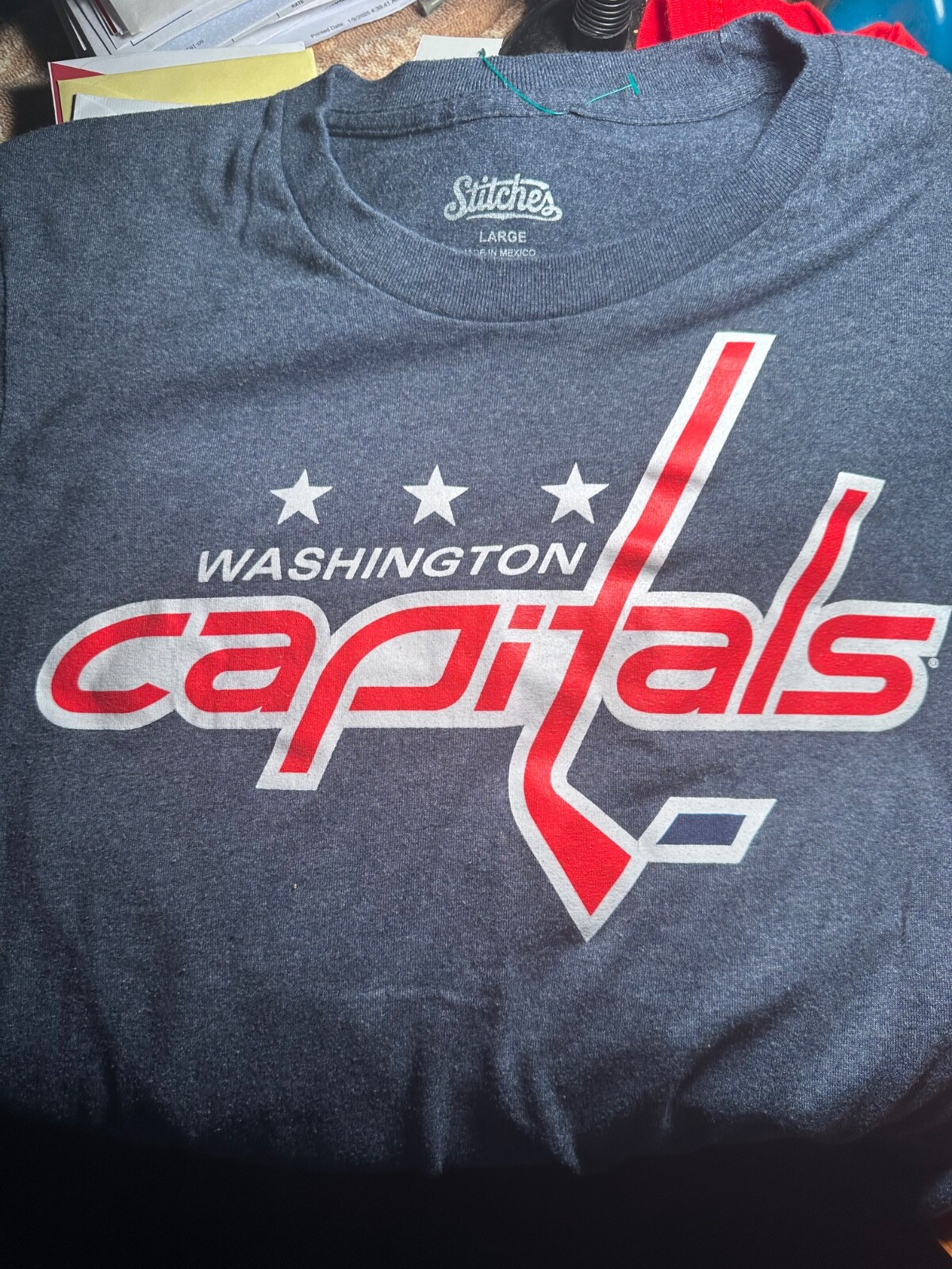 washington capitals t shirt large