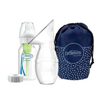 Dr. Brown's Silicone One Piece Breast Pump - 4 piece set - New (Open Box)