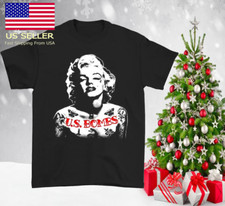 US Bombs band Monroe black T-shirt short sleeve All sizes X975