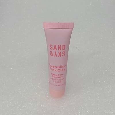 Sand & Sky Australian Pink Clay Deep Pore Cleanser Travel Size .3 oz