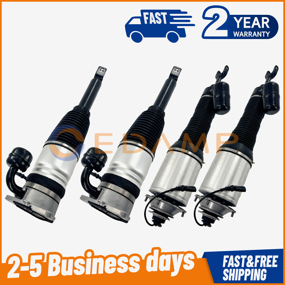 4xFront Rear Air Suspension Strut For Bentley Continental Flying Spur GT 2004-18
