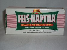 Fels-Naptha Heavy Duty Laundry Bar Soap Homemade Made in USA 100 Years Quality