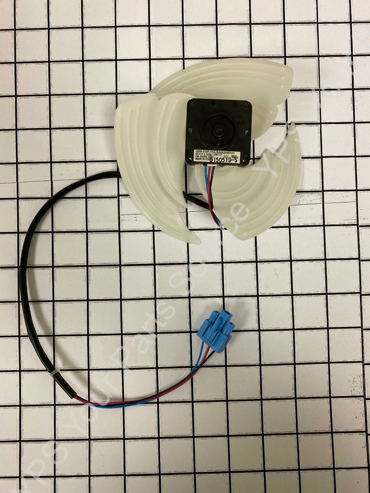 LG Refrigerator Condenser Fan Motor Assembly EAU62025701 EAU62025701