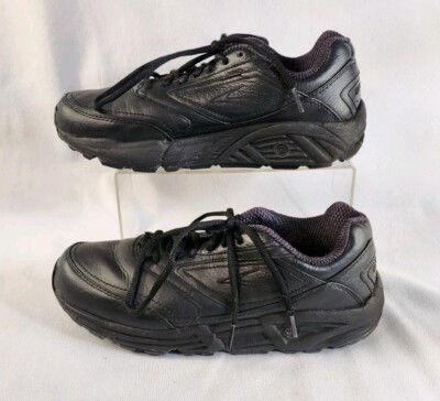 Brooks Addiction Walker Women s Size 10 (Narrow 2A) Black Comfort Walking Shoes