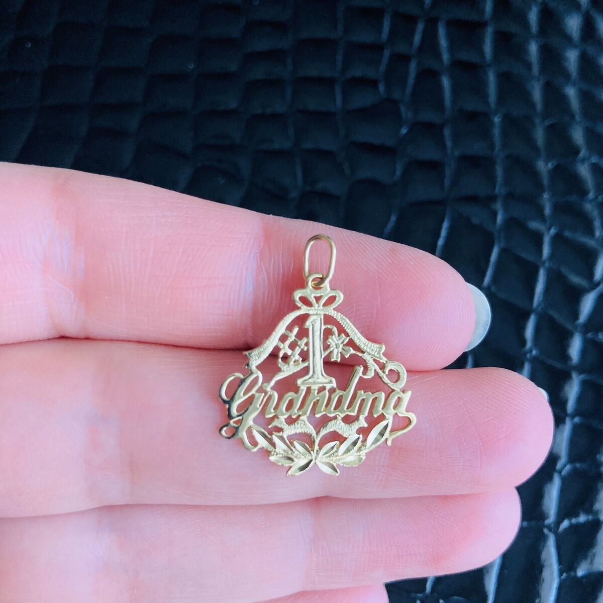 #1 Grandma Charm Sterling Silver - Made in the USA #1 Grandma Charm Sterling Silver - Made in the USA